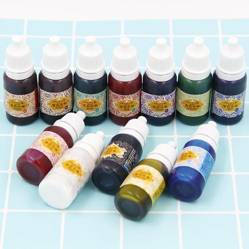 滴胶色浆10ml 染色颜料、起泡胶与水晶泥的创意色彩指南
